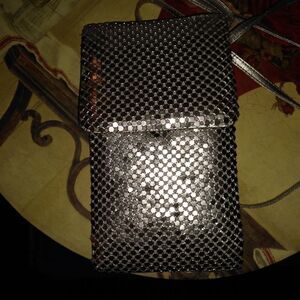 Mesh crossbody wallet  